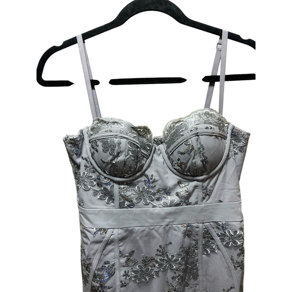 Medium NBD Floral Lace Mini Dress - Picture 6 of 13
